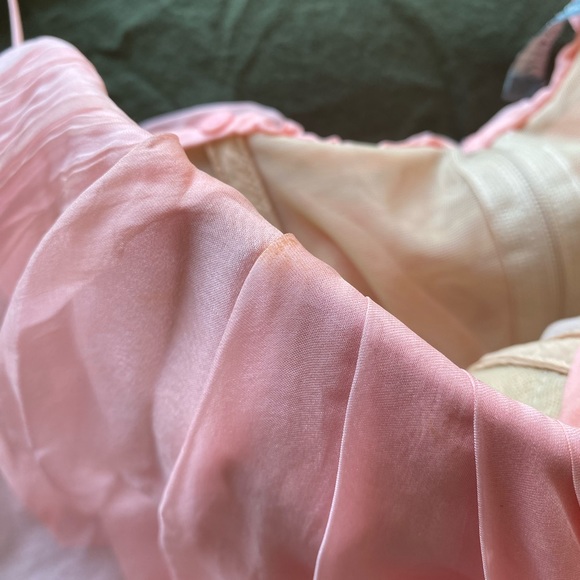 Alexander McQueen pink silk chiffon gown IT42 made in Italy S/S 2019 MSRP $3900 - Picture 8 of 16